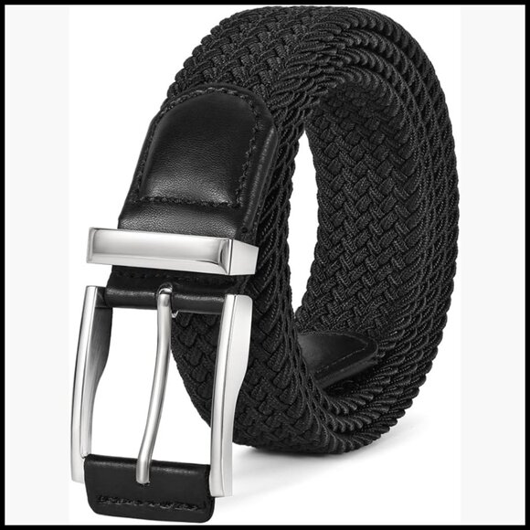 Stretchy Braided Elastic Belt for Men Women Casual Jeans Pants main image 5